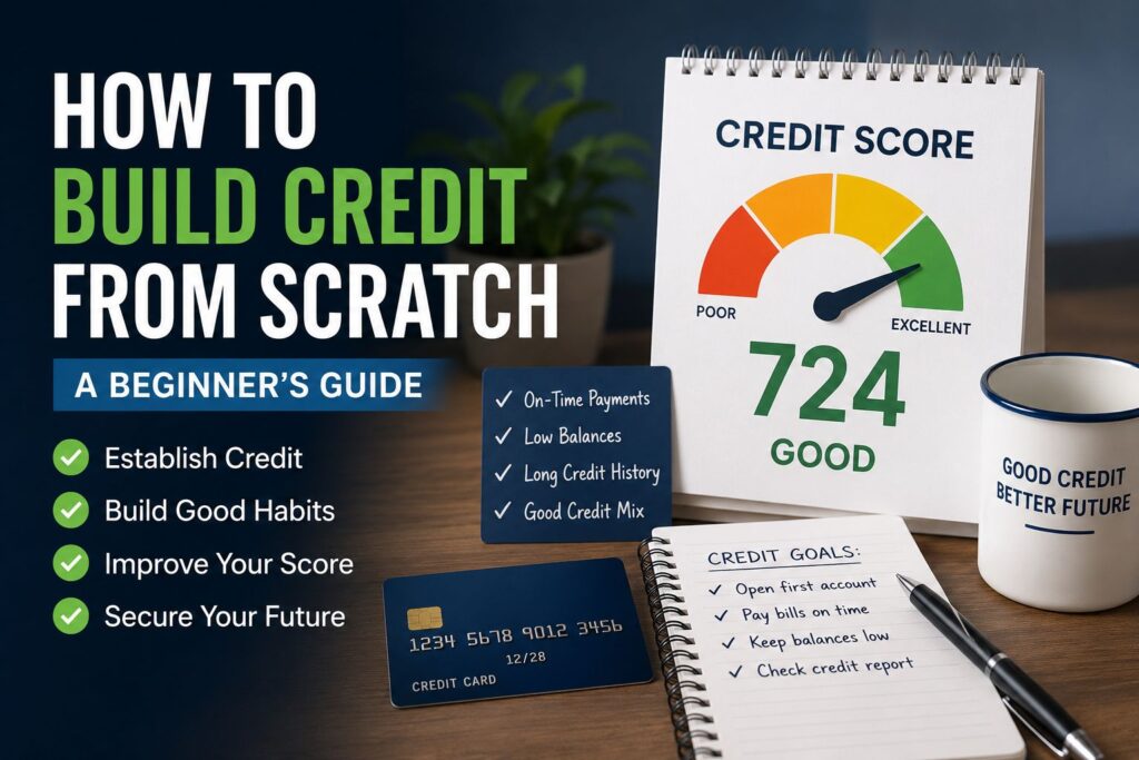 How to build credit from scratch with responsible credit habits and a good credit score