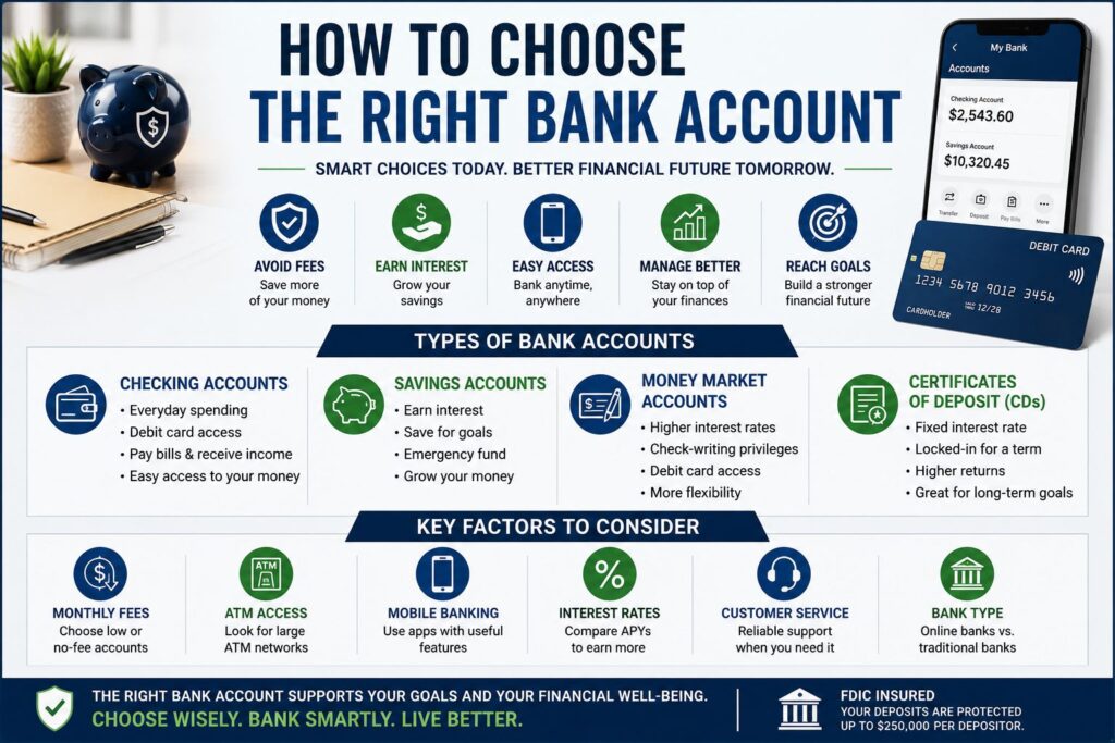 How to Choose the Right Bank Account guide